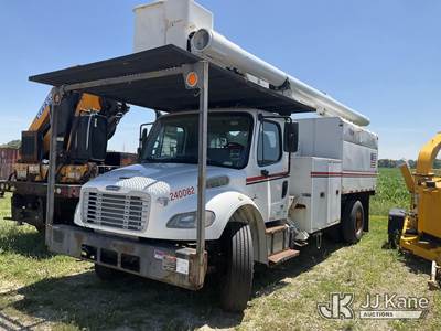 Altec LRV-60E70, 75 ft, Over-Center Elevator Bucket Truck