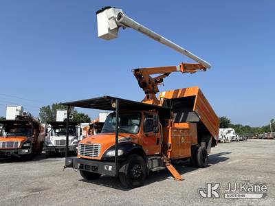 Altec LR7-60E70, 75 ft, Over-Center Elevator Bucket Truck