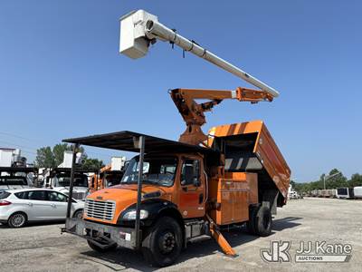 Altec LR760-E70, 75 ft, Over-Center Elevator Bucket Truck