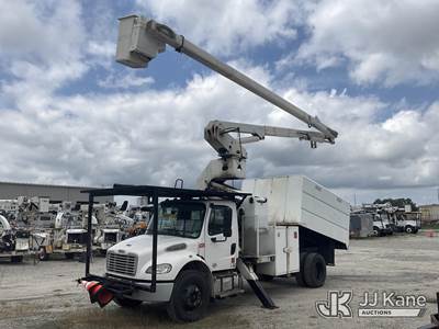 Terex/HiRanger XT60/70, 75 ft, Over-Center Elevator Bucket Truck
