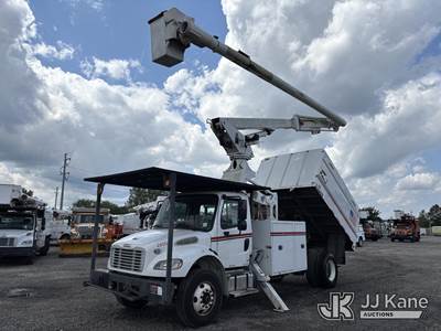 Altec LR760-E70, 75 ft, Over-Center Elevator Bucket Truck