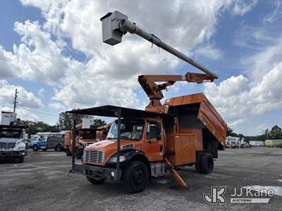 Altec LR760E70, 75 ft, Over-Center Elevator Bucket Truck