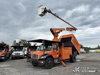 Altec LR760E70, 75 ft, Over-Center Elevator Bucket Truck