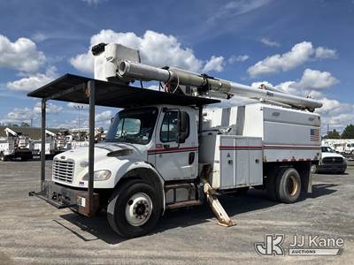 Altec LR760-E70, 75 ft, Over-Center Elevator Bucket Truck