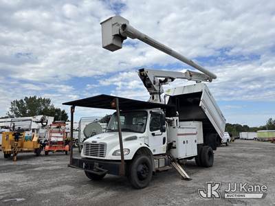 Altec LR760E70, 75 ft, Over-Center Elevator Bucket Truck