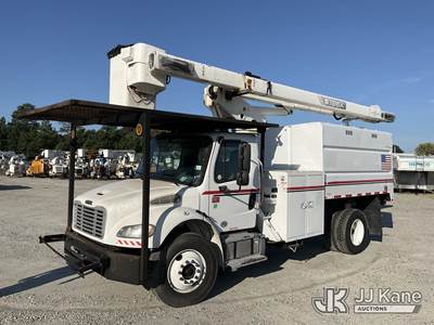 Terex XTPRO-56, 61 ft, Over-Center Bucket Truck
