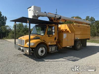 Altec LR760-E70, 75 ft, Over-Center Elevator Bucket Truck
