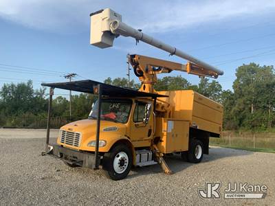 Altec LR760-E70, 75 ft, Over-Center Elevator Bucket Truck