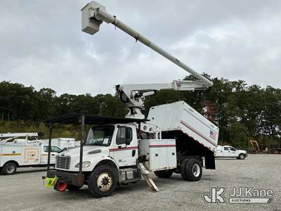 Altec LR760-E70, 75 ft, Over-Center Elevator Bucket Truck