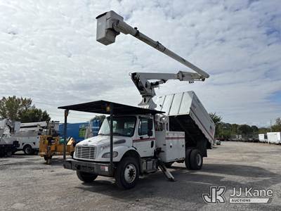 Altec LR760-E70, 75 ft, Over-Center Elevator Bucket Truck