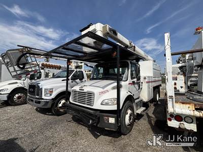 Terex/HiRanger XT56, 61 ft, Over-Center Bucket Truck