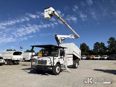 Altec LR760-E70, 75 ft, Over-Center Elevator Bucket Truck