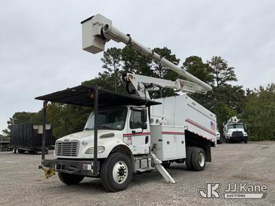 Altec LRV760-E70, 75 ft, Over-Center Elevator Bucket Truck