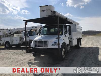 Altec LR7-60E70, 75 ft, Over-Center Elevator Bucket Truck