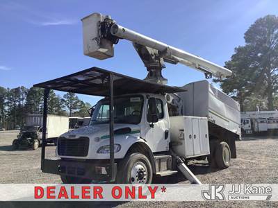 Altec LR860E70, 75 ft, Over-Center Elevator Bucket Truck