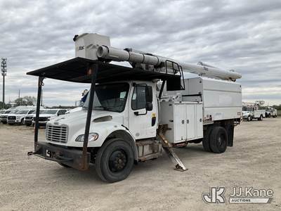 Altec LR760E70, 75 ft, Over-Center Elevator Bucket Truck