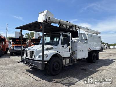 Altec LR760E70, 75 ft, Over-Center Elevator Bucket Truck