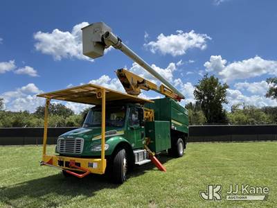 Altec LR7-60E70, 75 ft, Over-Center Elevator Bucket Truck