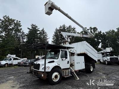 Altec LR8-60E70, 75 ft, Over-Center Elevator Bucket Truck
