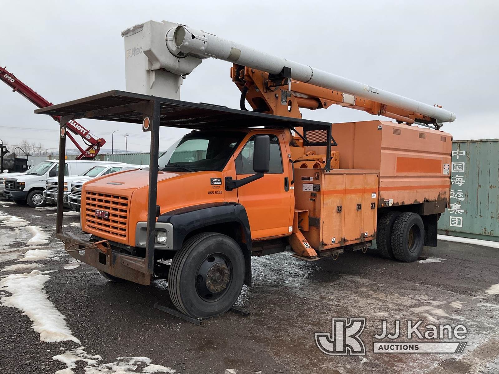 2005 ALTEC LRV60E70, 75 ft, Over-Center Elevator Bucket Truck For Sale ...