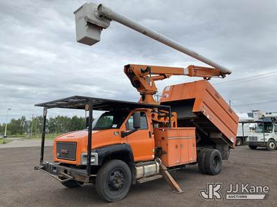 Altec LRV60E70, 75 ft, Over-Center Elevator Bucket Truck