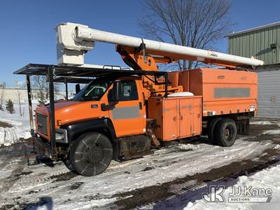 Altec LRV60-E70, 75 ft, Over-Center Elevator Bucket Truck