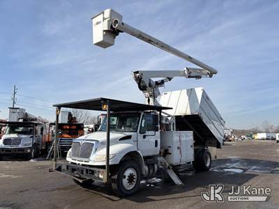 Altec LR7-60E70, 75 ft, Over-Center Elevator Bucket Truck
