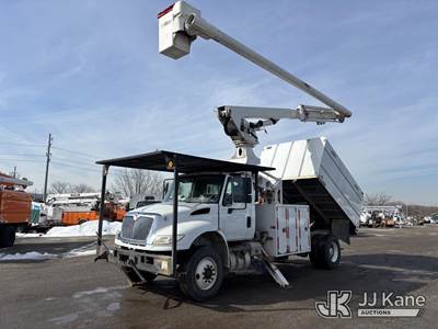 Altec LR7-60E70, 75 ft, Over-Center Elevator Bucket Truck
