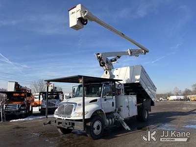 Altec LR7-60E70, 75 ft, Over-Center Elevator Bucket Truck