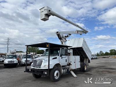 Altec LR7-60E70, 75 ft, Over-Center Elevator Bucket Truck