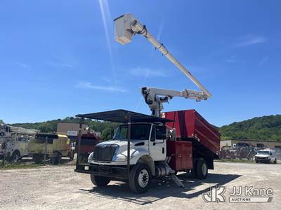 Altec LR760-E70, 75 ft, Over-Center Elevator Bucket Truck
