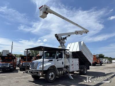 Altec LR7-60E70, 75 ft, Over-Center Elevator Bucket Truck
