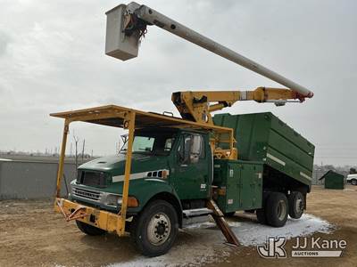 Altec LRV60-E70, 75 ft, Over-Center Elevator Bucket Truck