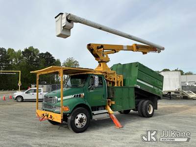 Altec LRV60-E70, 75 ft, Over-Center Elevator Bucket Truck