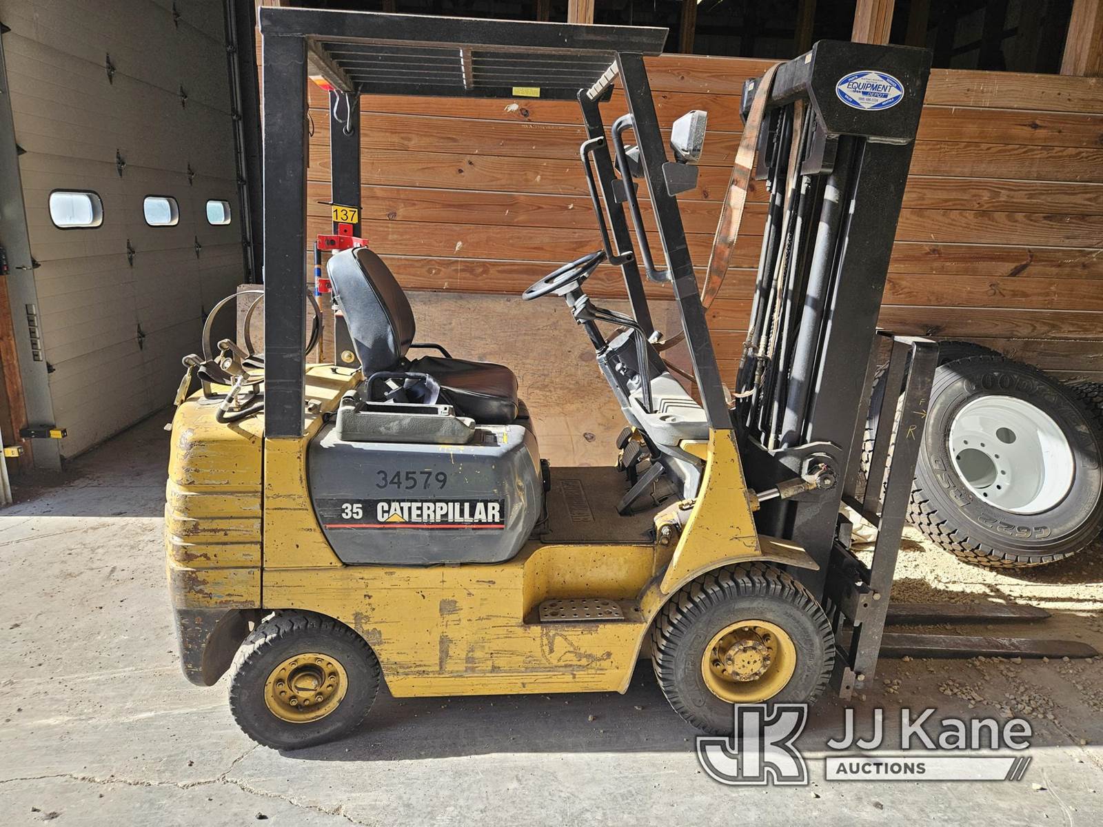 1994 Caterpillar GP18 Pneumatic Tired Forklift For Sale Portage, WI