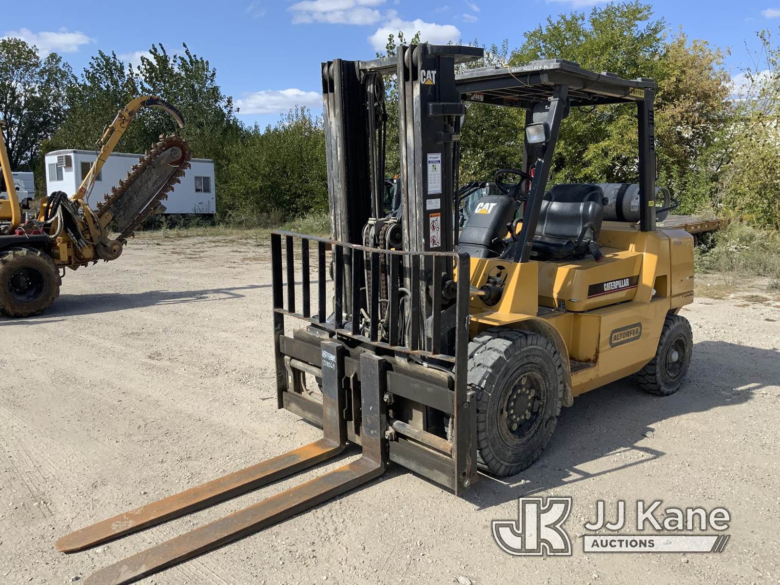 2006 Caterpillar GP40KL Rubber Tired Forklift For Sale, 1,940 Hours