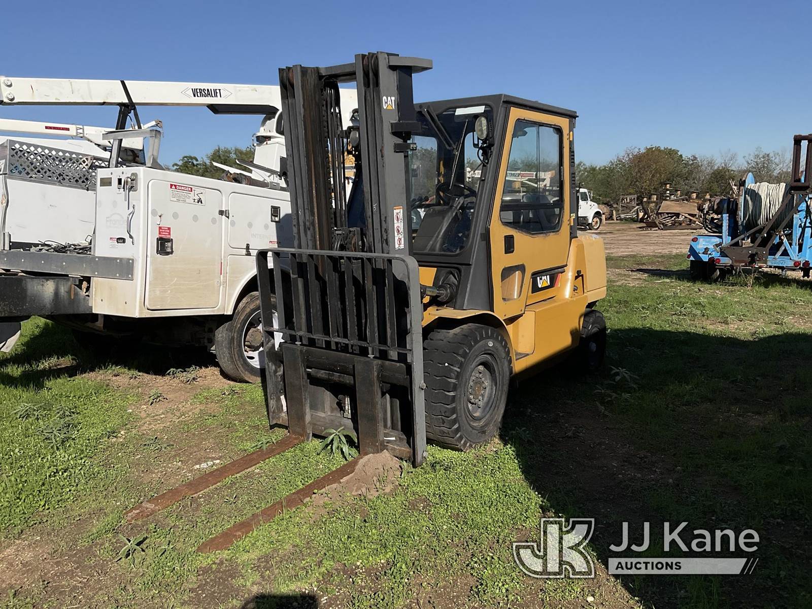 2008 Caterpillar GP45K3 Rubber Tired Forklift For Sale, 713 Hours San Antonio, TX SA759
