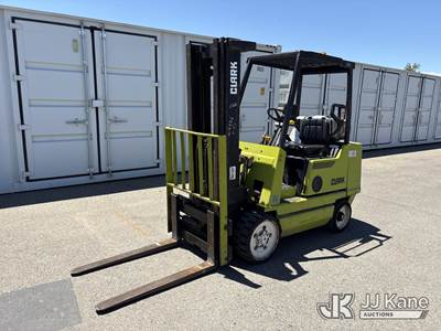 1984 Clark GCS25MB Solid Tired Forklift