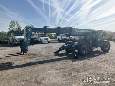 2007 Gradall 544D-10 4x4 Rough Terrain Telescopic Boom Forklift