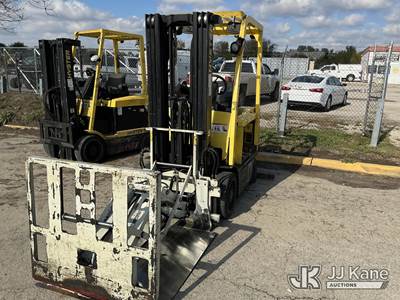 2010 Hyster E50XN-33 Solid Tired Forklift