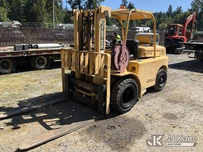 1984 Hyster H80C Pneumatic Tired Forklift