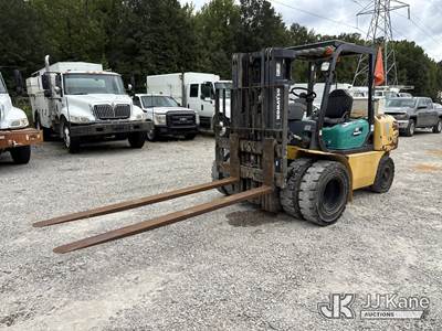 2007 Komatsu FD40T8 Pneumatic Tired Forklift