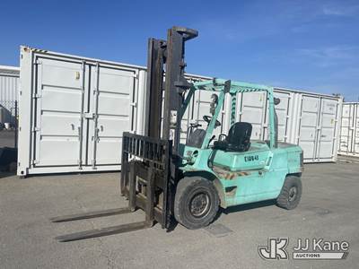 2002 Mitsubishi FD502 Solid Tired Forklift