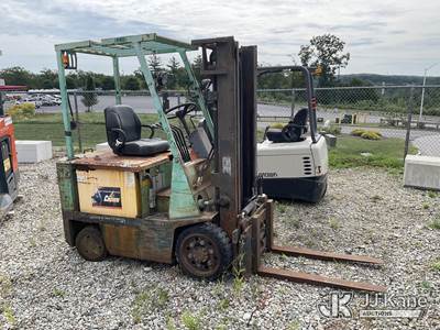 1994 Mitsubishi Solid Tired Electric Forklift