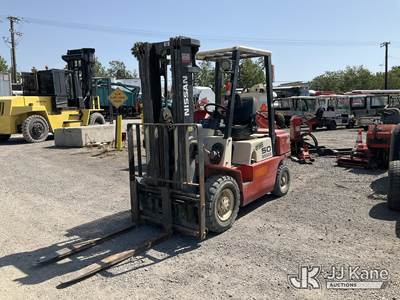 2001 Nissan FJ02A25V Rubber Tired Forklift
