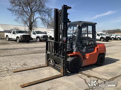 2010 Toyota 7FGKU40 Solid Tired Forklift