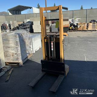 Big Joe Walkie Straddle Stacker (Used)