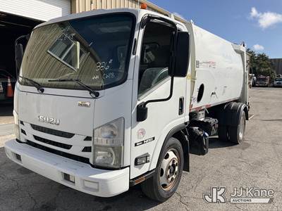 2017 Isuzu NQR Rear Load Trash Truck