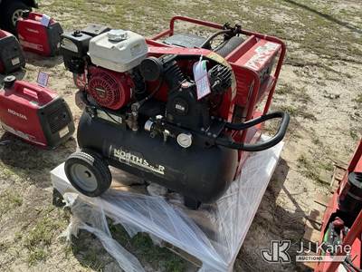 (1) Gas Generator & (1) Gas Air Compressor (Generator: Runs