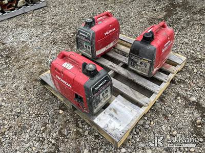 (3) Honda 2200W Generators (Condition Unknown)